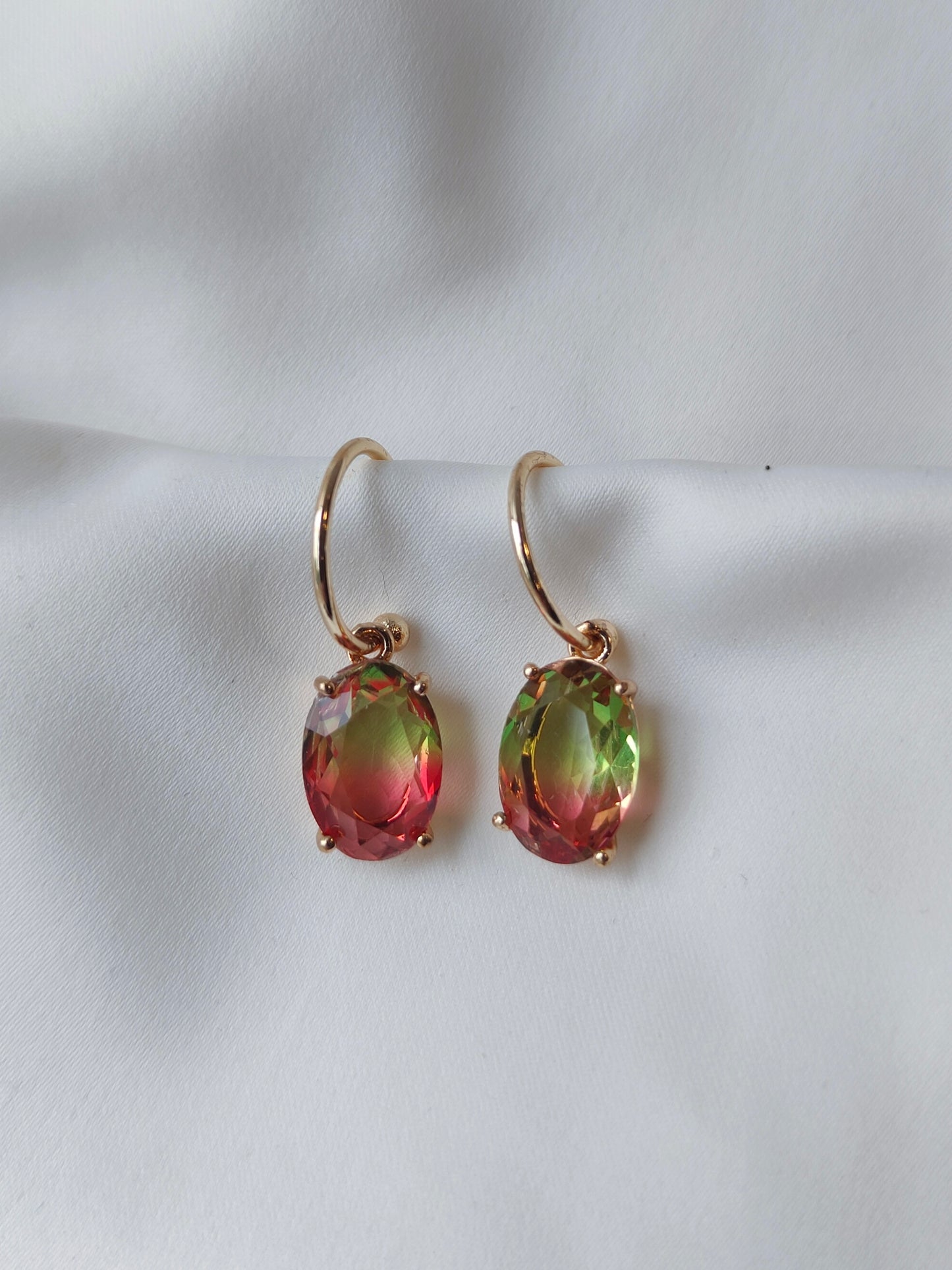 Ombre Earrings -  Apple Drops