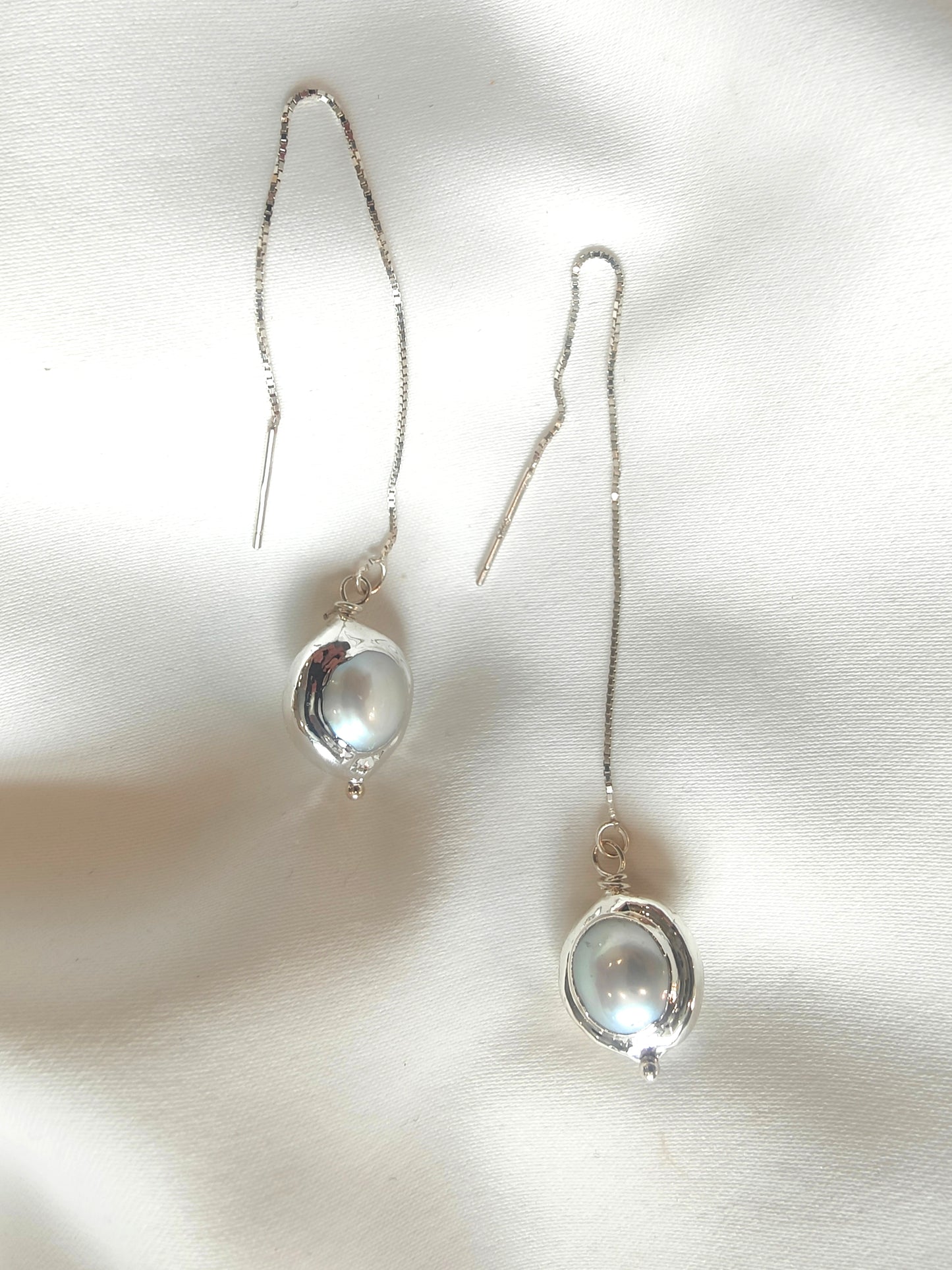 FREYA - Earring Bridal Drop Pearl Fionnuisce