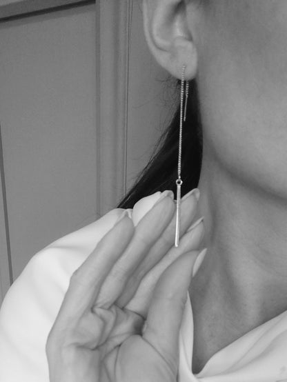 FREYA - Earring Bridal Drop Pearl Fionnuisce