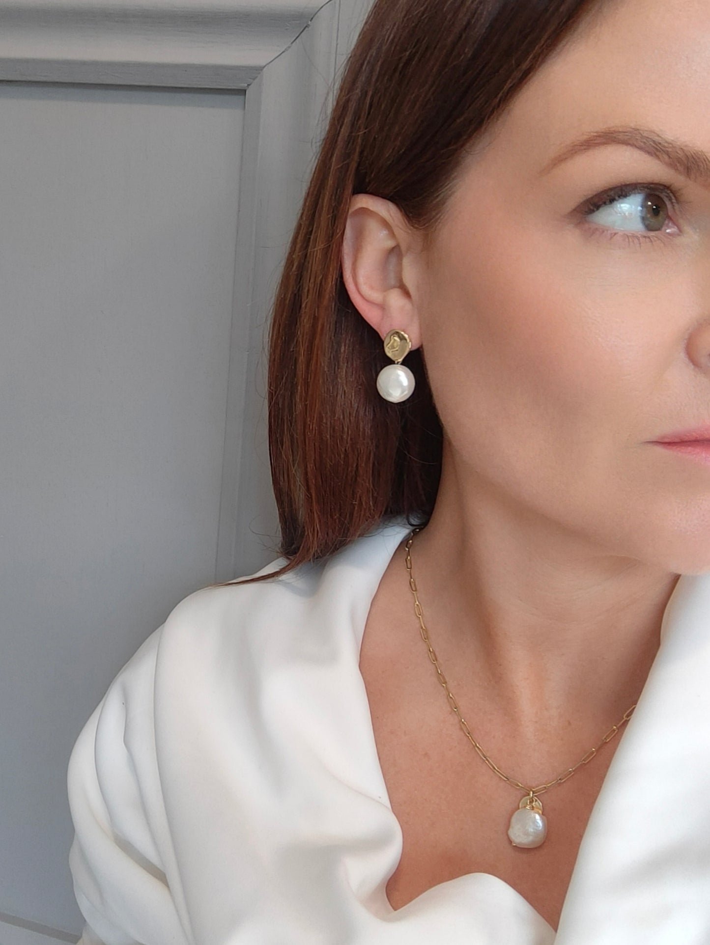 AUDREY - Ráiteas Earring Pearl
