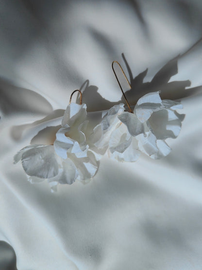 ELODIE - Statement floral earrings
