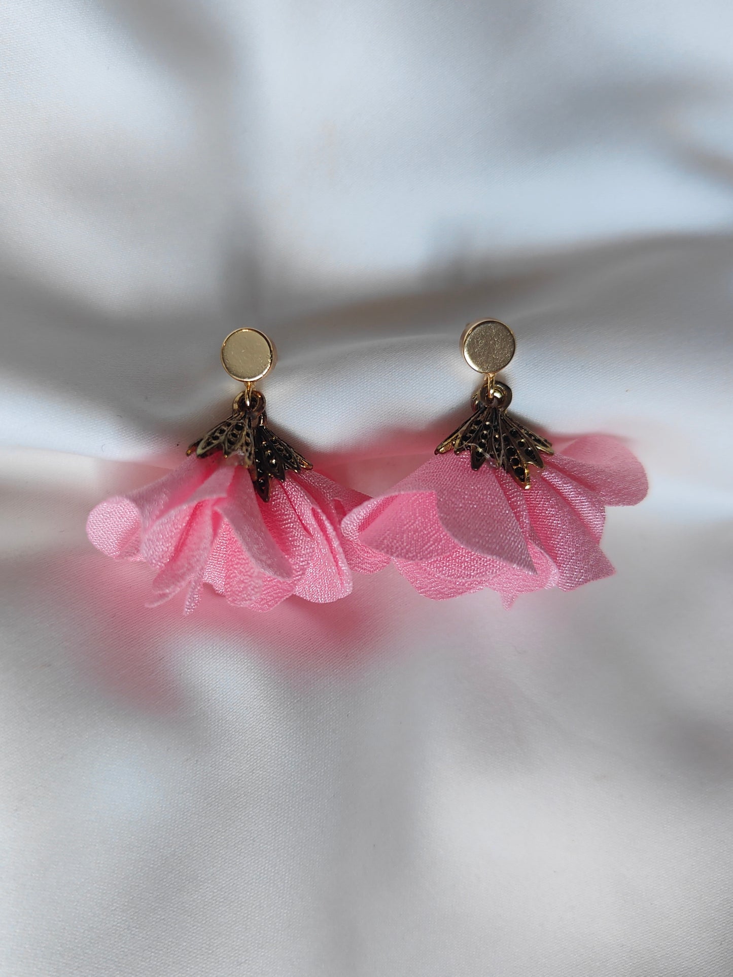 Fleur Earrings - Rose Pink