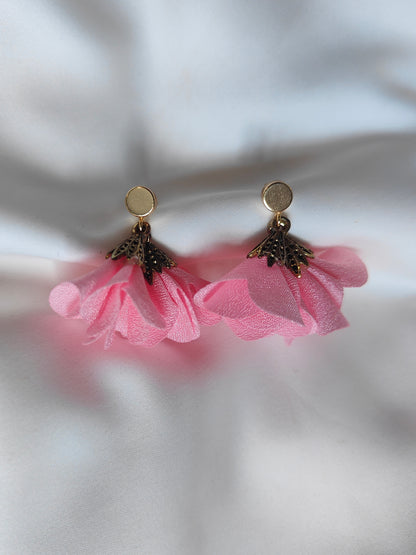 Fleur Earrings - Rose Pink