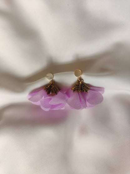 Fleur Earrings - Lilac