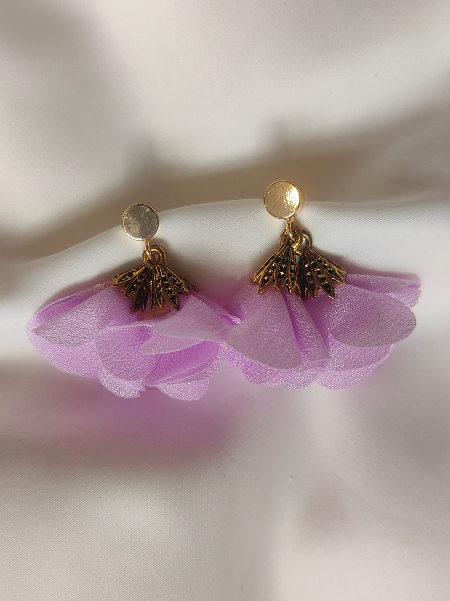 Fleur Earrings - Lilac