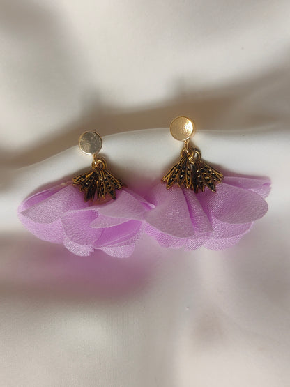 Fleur Earrings - Lilac
