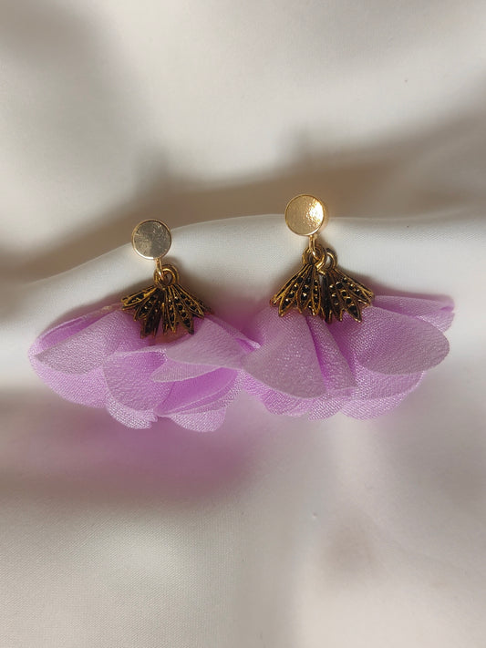 Fleur Earrings - Lilac