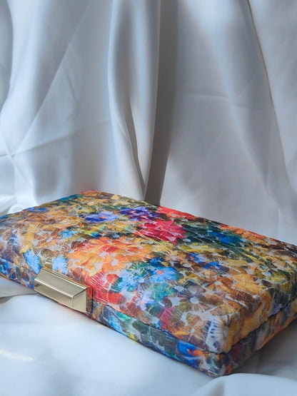 Margretta Floral Clutch