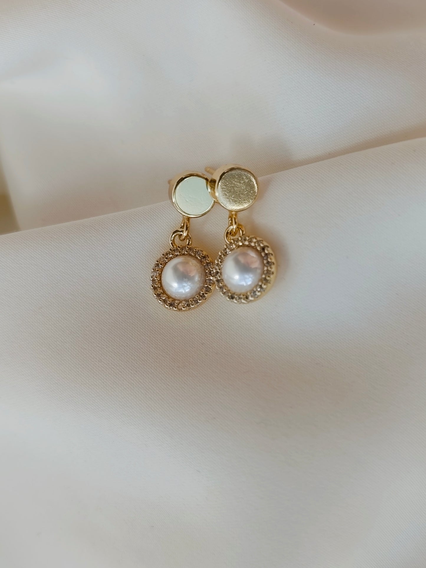SALLY - Petite Pearl Stud Earrings