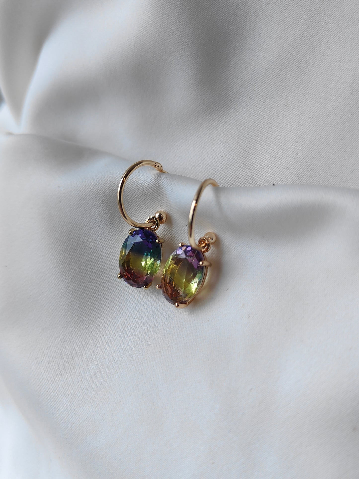 Ombre Earrings - Fig