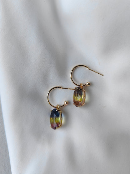 Ombre Earrings - Fig