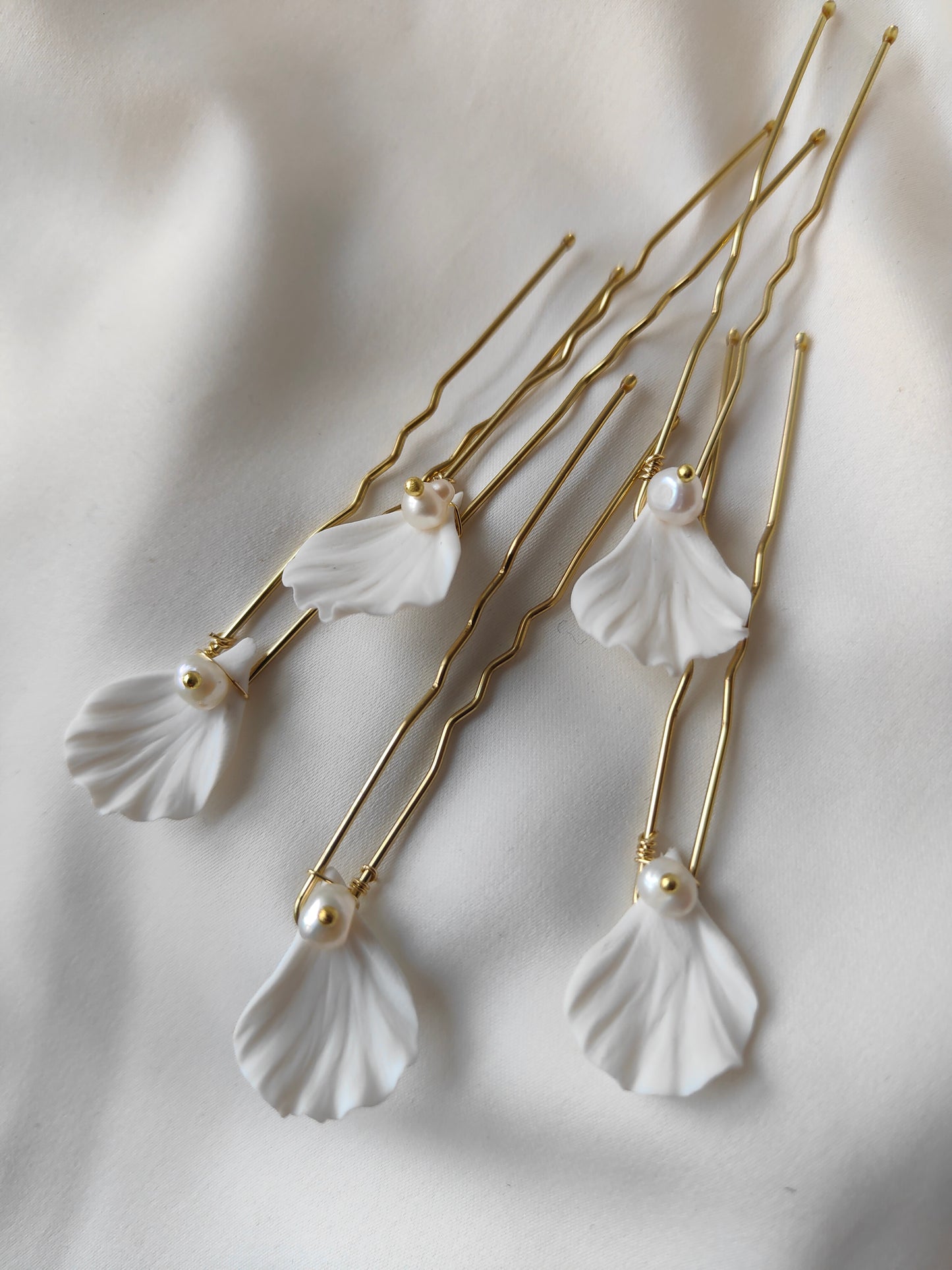 SIENNA Pin Set - Floral Bridal Hair Accessory
