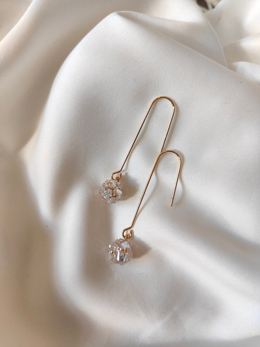 Morgan - Crystal Drop Earrings