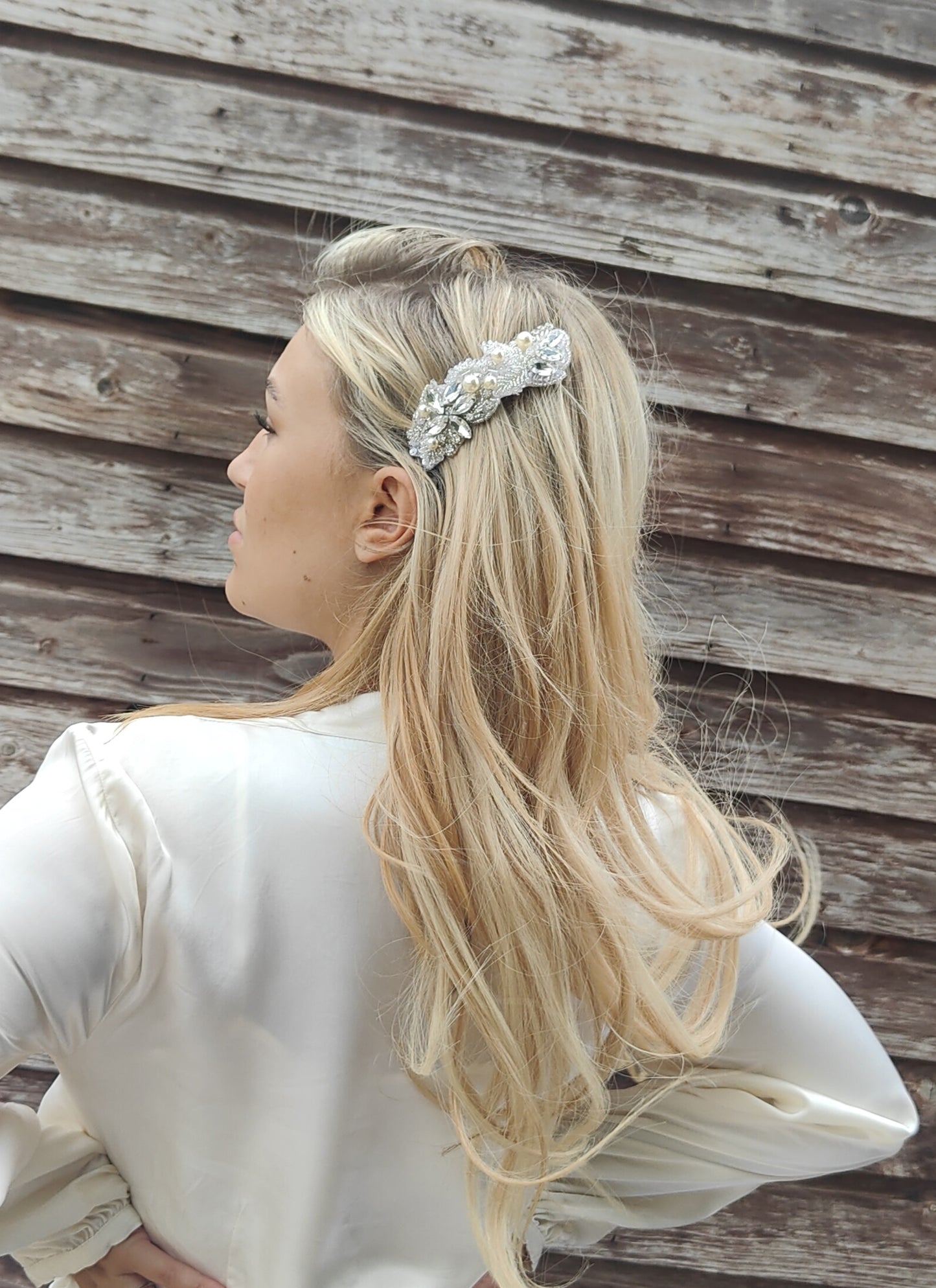 EVIE - Glam Crystal Bridal Headpiece