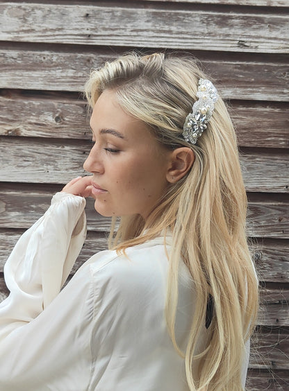 EVIE - Glam Crystal Bridal Headpiece