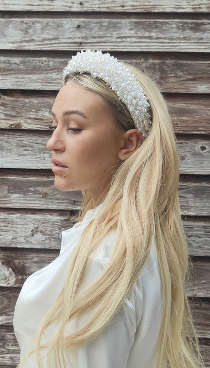 PETITE BELLE - Ceannbhanda Neat Pearl Bridal