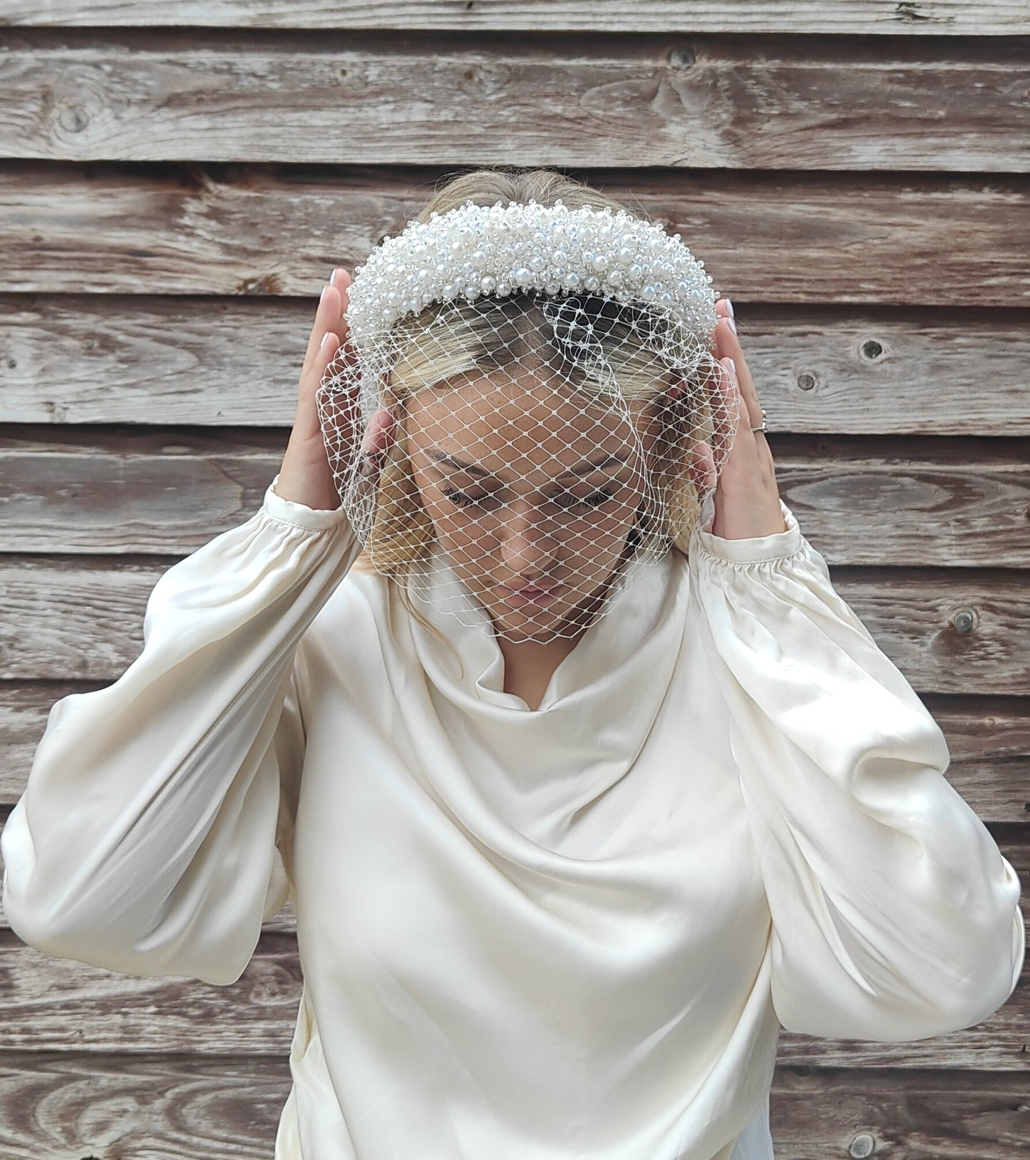 Visor BIRDCAGE WEDDING VEIL