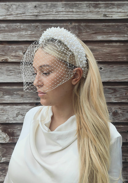 Visor BIRDCAGE WEDDING VEIL