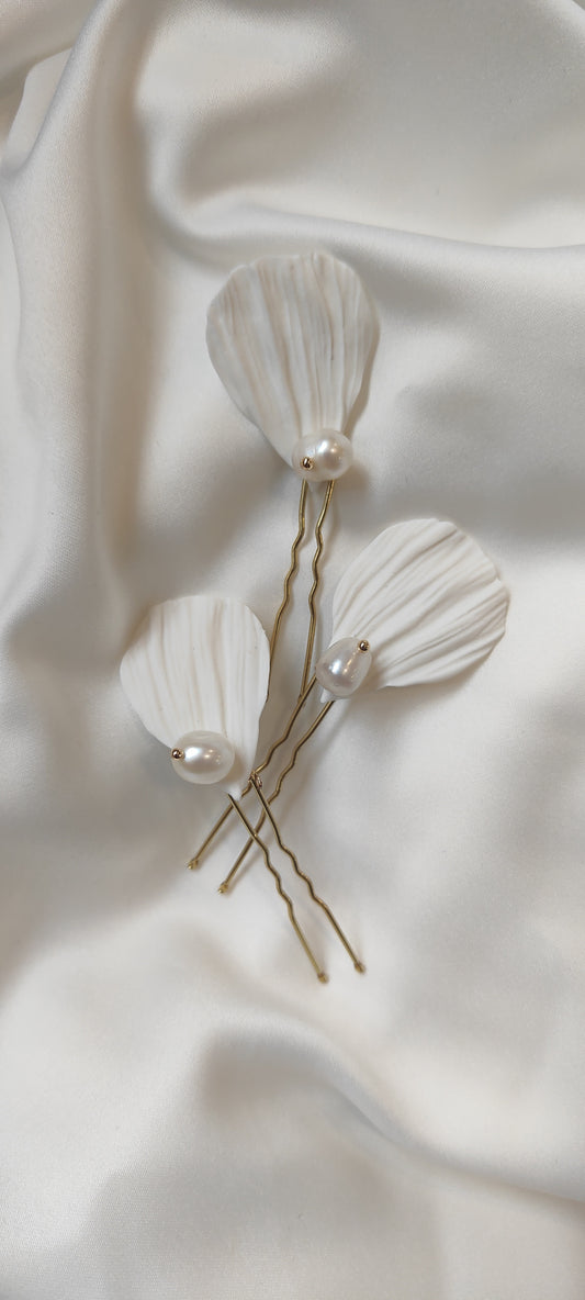 RUA Pin Set - Floral Bridal Hair Accessory
