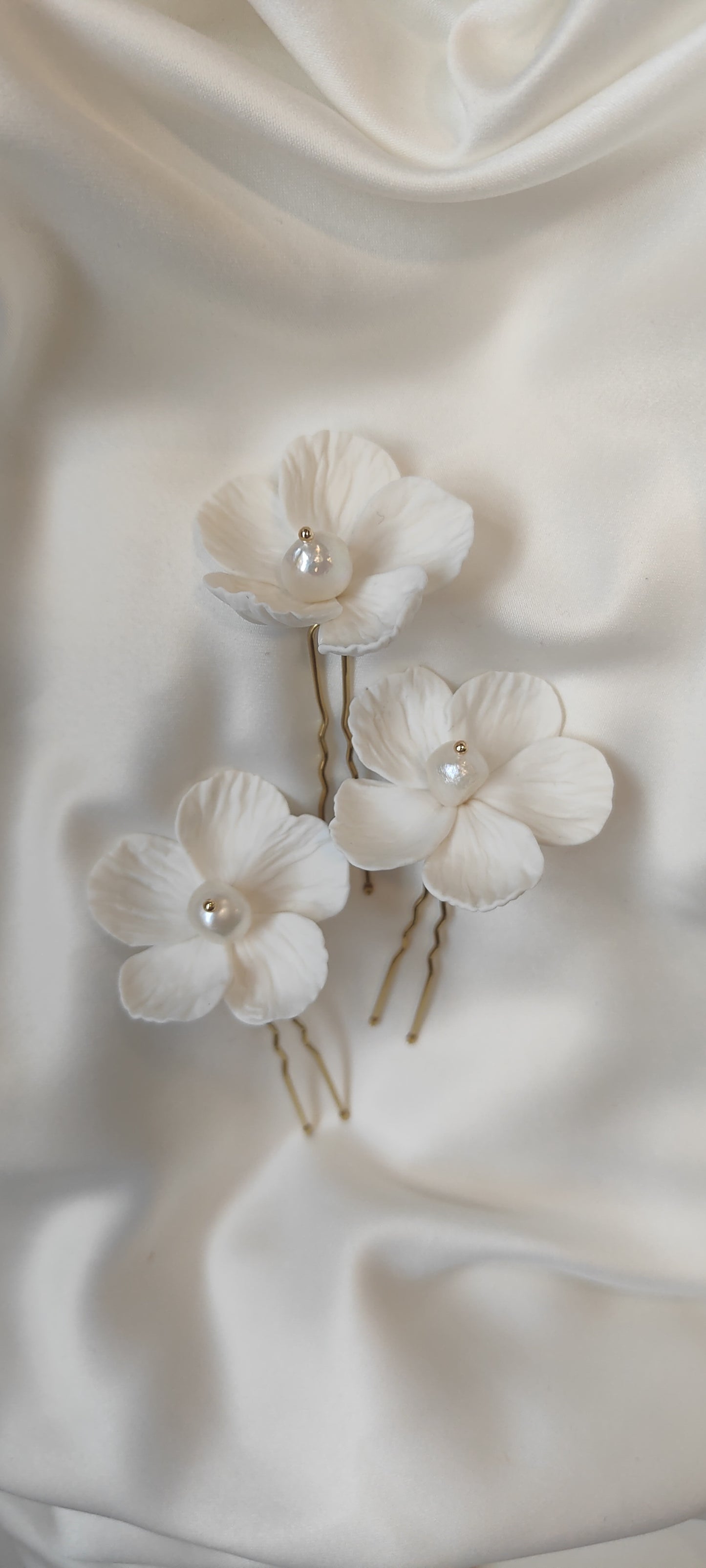 BLANCHE Pins- Floral Bridal Hair Accessory