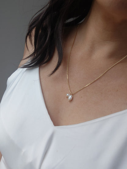 Petite - Freshwater Pearl Bridal Necklace
