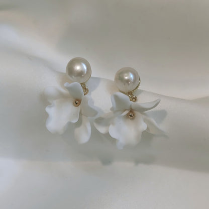 LEANORA- Floral Bridal Earrings