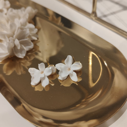 LEANORA- Floral Bridal Earrings