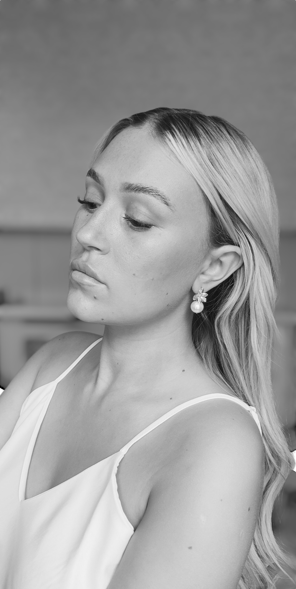 OPHELIA - Ráiteas Earring Bridal Pearl &amp; Gold