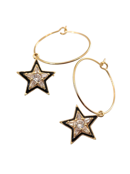 Cosmic Hoop Earrings