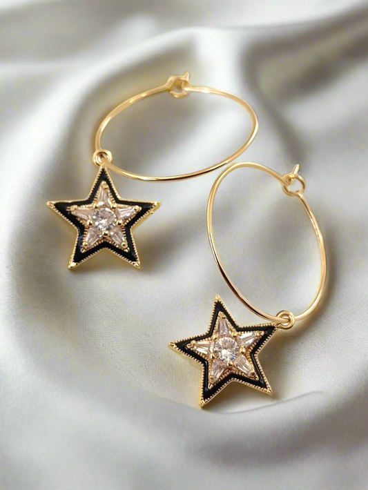 Cosmic Hoop Earrings