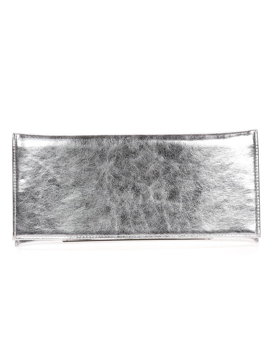 Envelope Clutch Bag - Silver-Bag-AD-#STASH