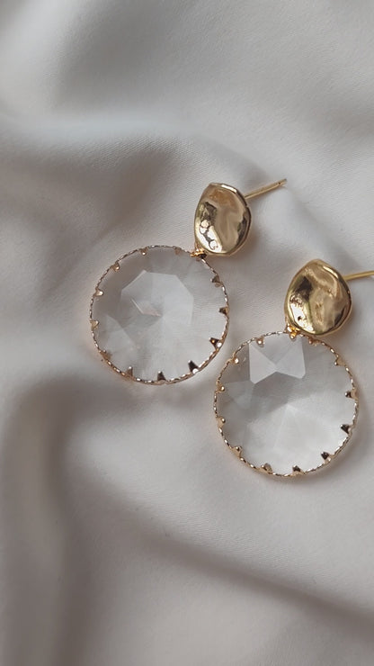 Laoise - Gold & Crystal Earring