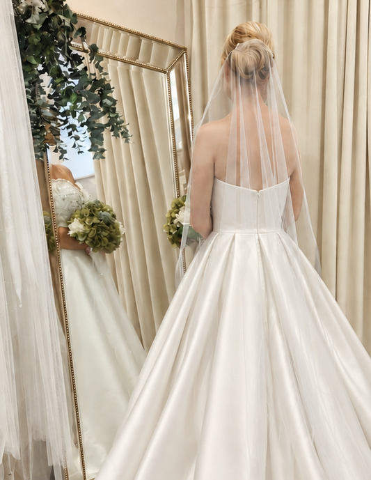 EMILIA - Sheer Bridal Veil