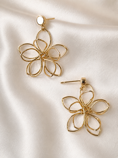 AOIFE - Contemporary Floral Earrings