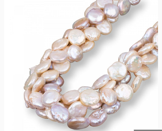 CARRIE- Gold & Blush Contemporary Earrings