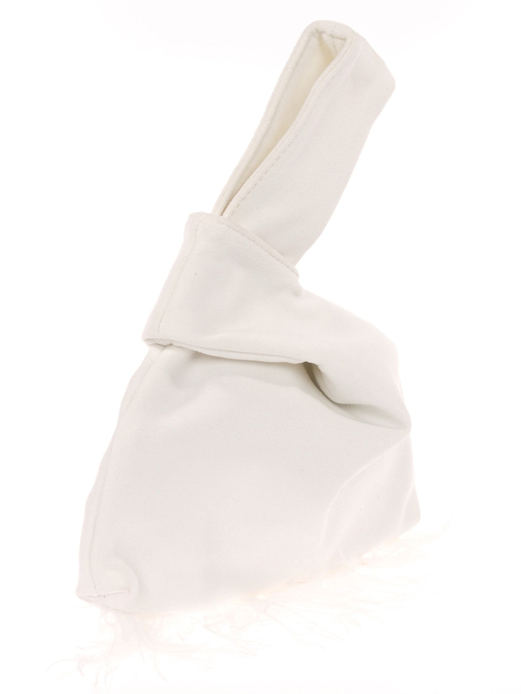 Shannon Bucket Fringe Bag - White
