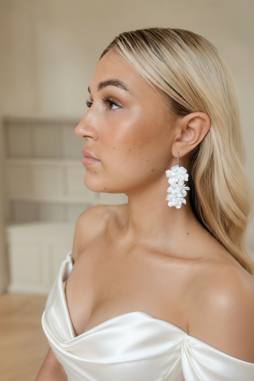 DELPHENE - Statement Bridal Earrings