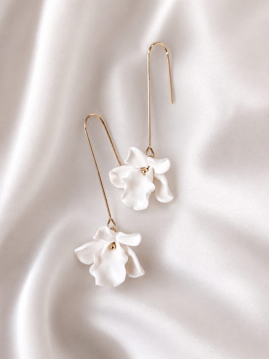 LANA - Floral Bridal Earrings