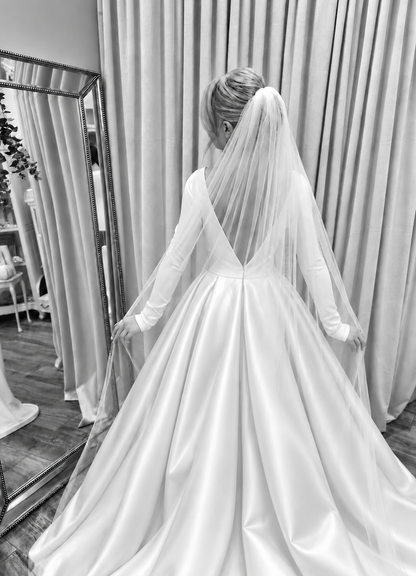 GRACE - Veil Bridal Traidisiúnta