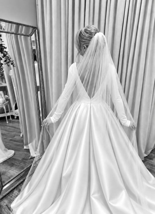 GRACE - Traditional Sheer Bridal Veil