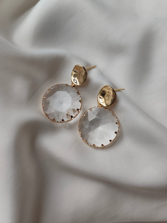 Laoise - Gold & Crystal Earring