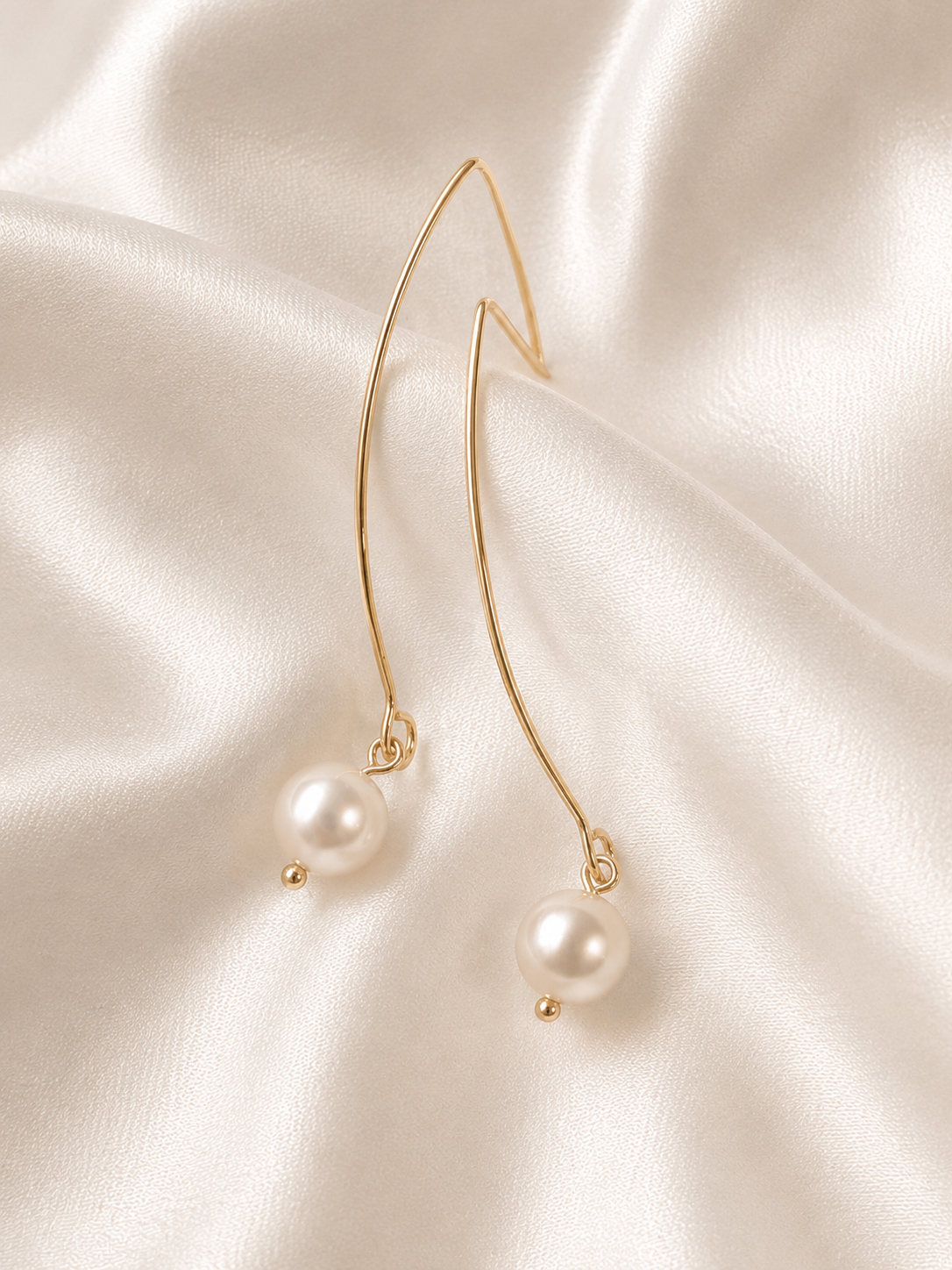 FARRAH - Pearl Drop Bridal Earrings