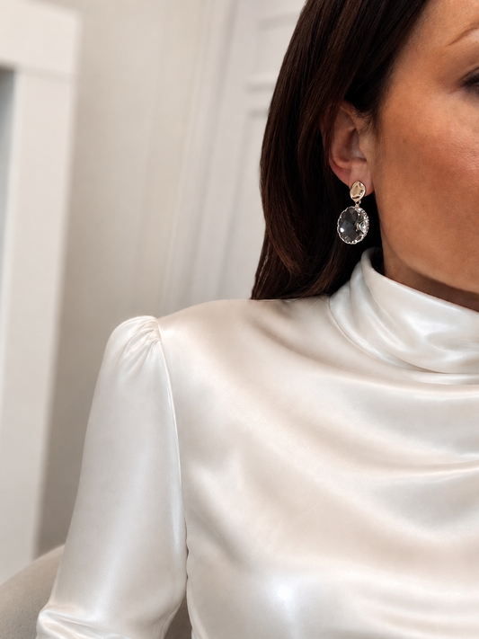 Laoise - Gold & Crystal Earring