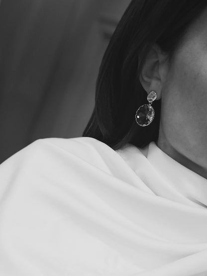 Laoise - Gold & Crystal Earring