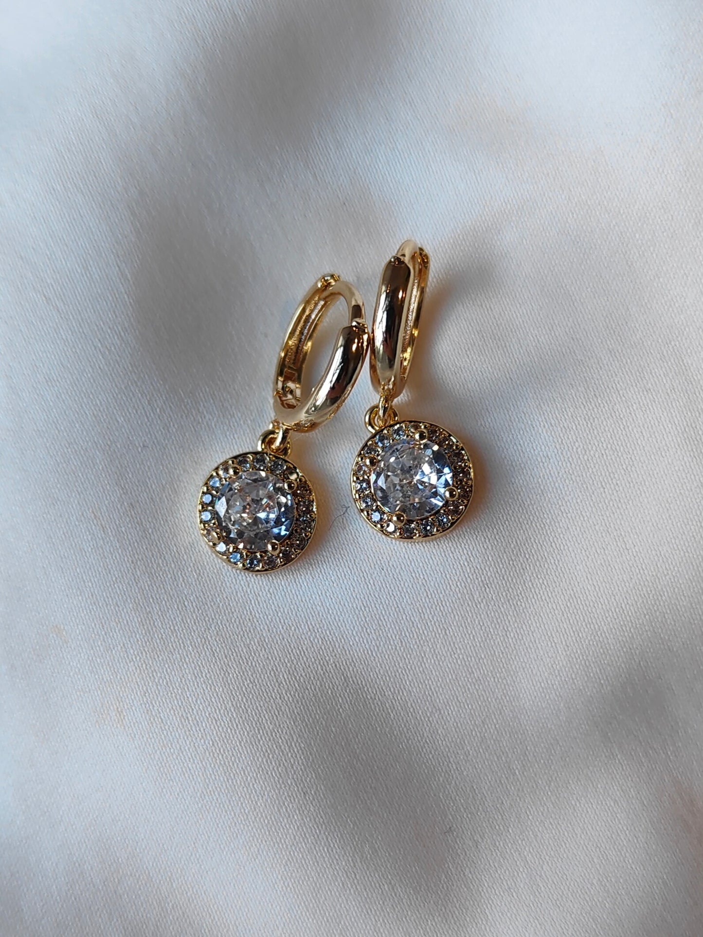 PORTIA - Crystal Hoop Earrings