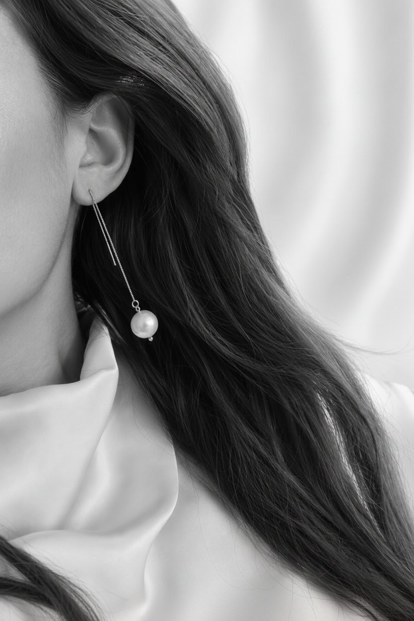 FREYA - Freshwater Pearl Drop Bridal Earrings