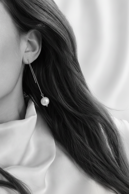 FREYA - Freshwater Pearl Drop Bridal Earrings