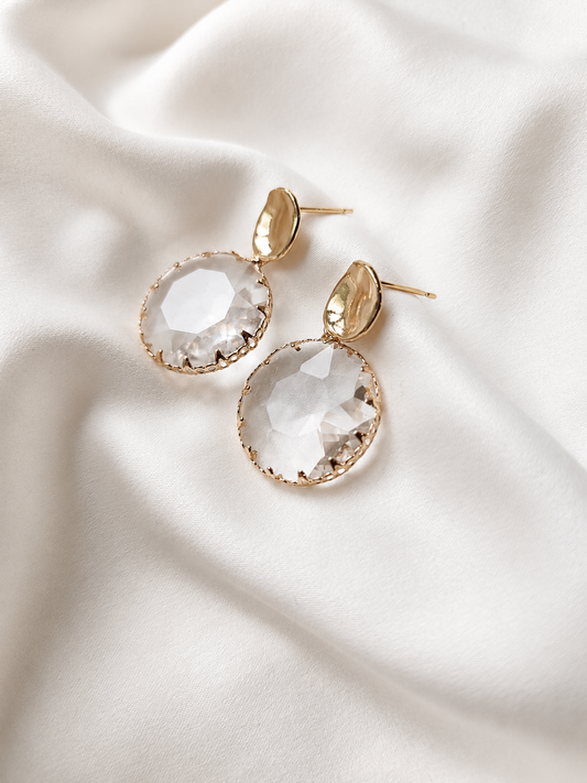 Laoise - Gold & Crystal Earring