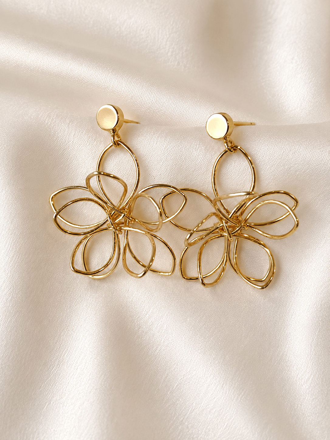 AOIFE - Contemporary Floral Earrings