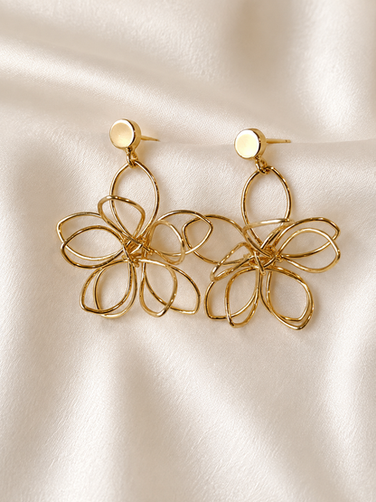 AOIFE - Contemporary Floral Earrings